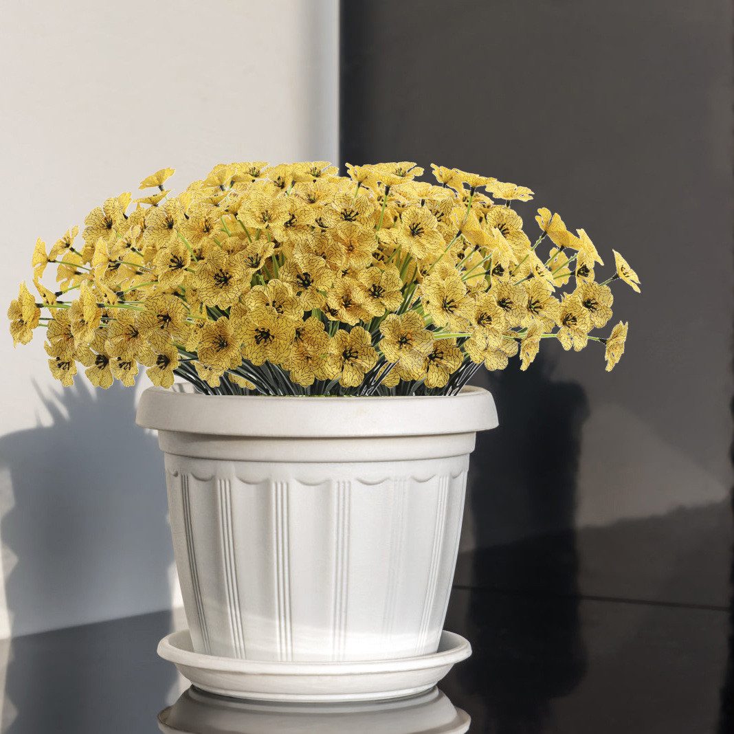 Kunstblumenstrauß Blumen 10 Bündel Künstliche Blumen, günstig online kaufen