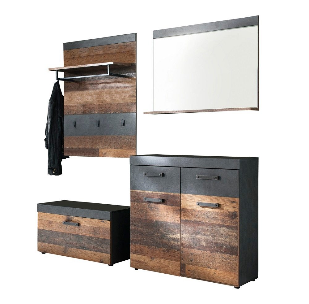 trendteam Garderoben-Set Garderoben-Set Indy, Old Used günstig online kaufen