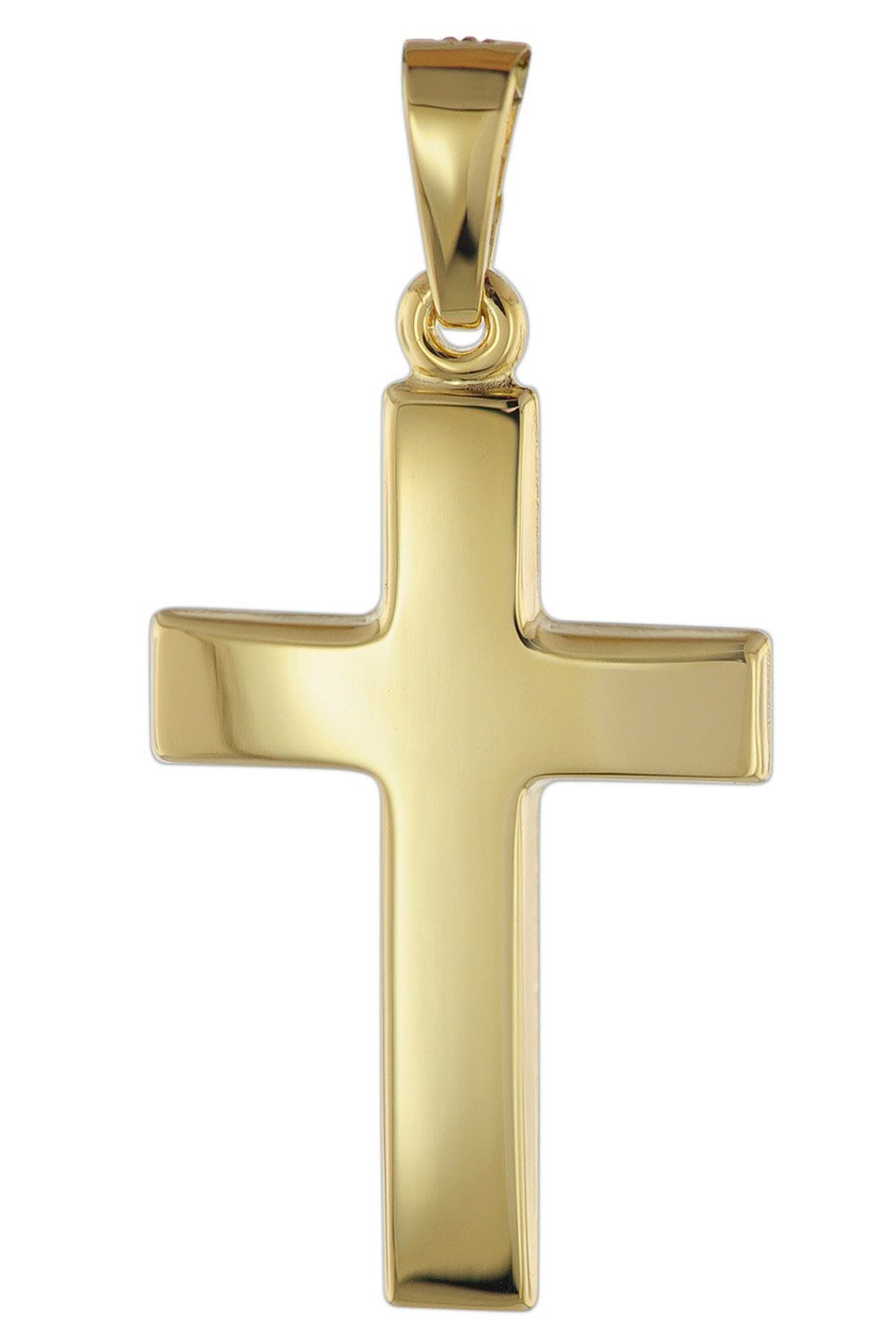 trendor Kreuzanhänger Kreuz für 585 Gold 21 mm