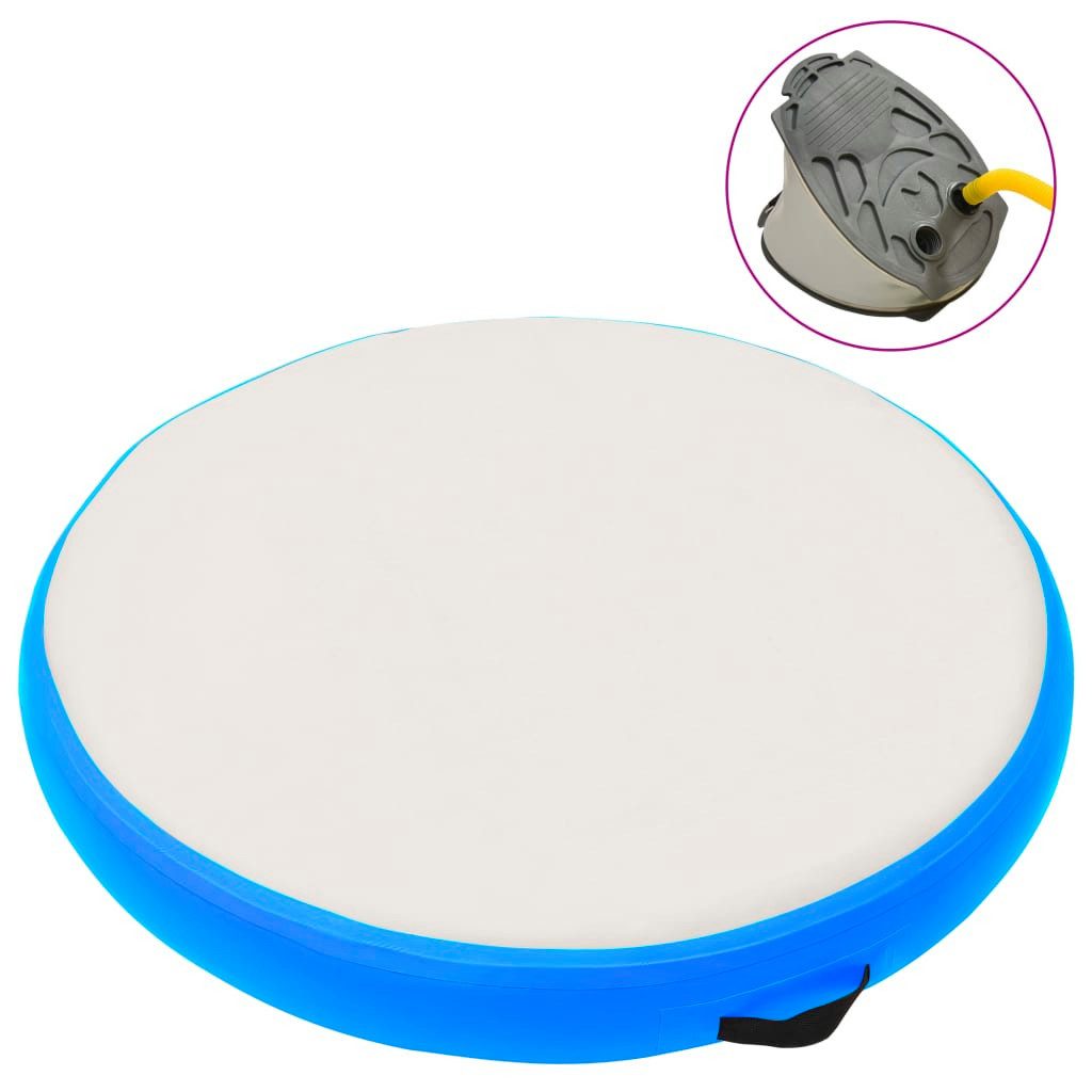 vidaXL Trainingsmatte 100 x 100 x 10 cm Air Turnmatte Track Tumbling Matte Aufblasbare mit P