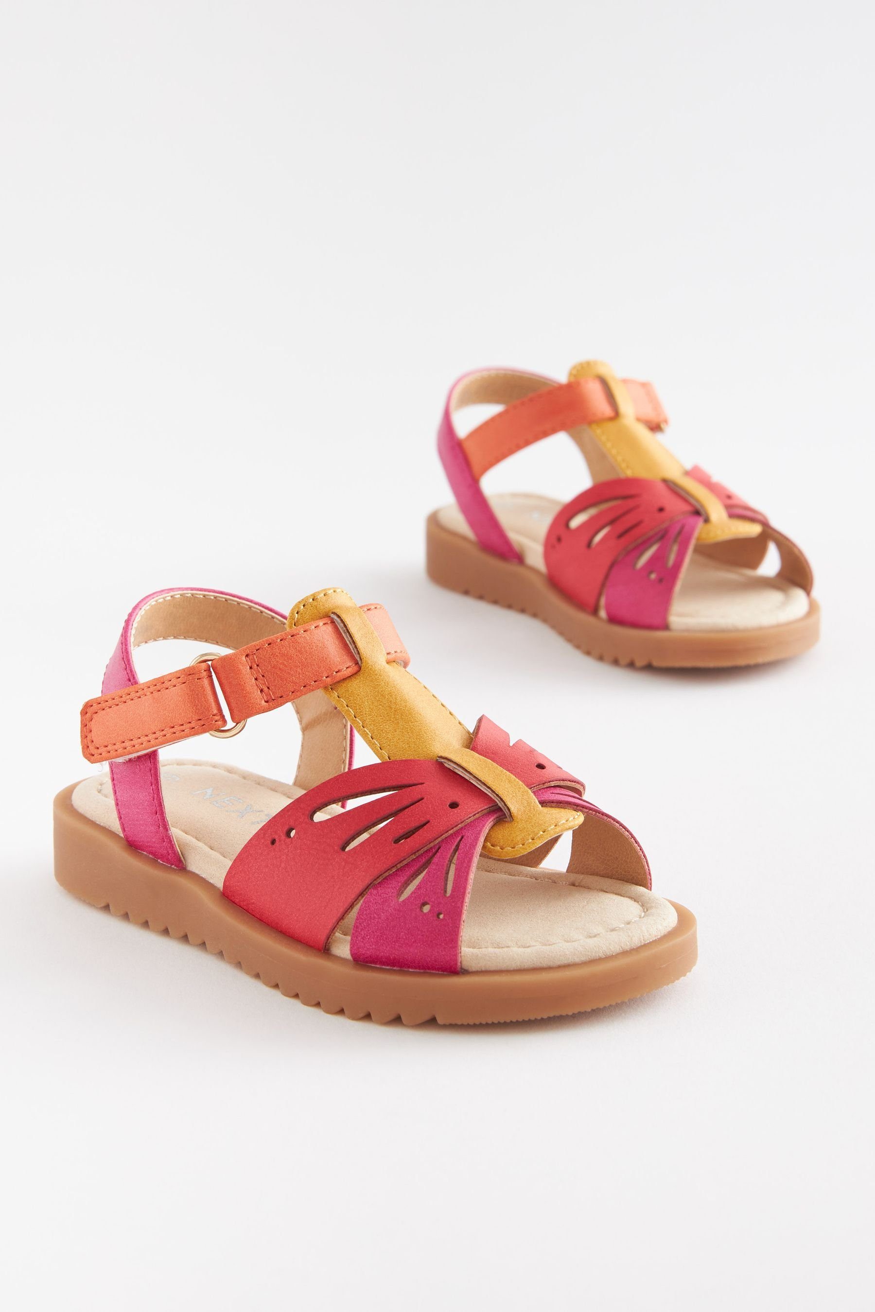 Sandaletten Pink Next Sandale (1-tlg) Schmetterling Bright