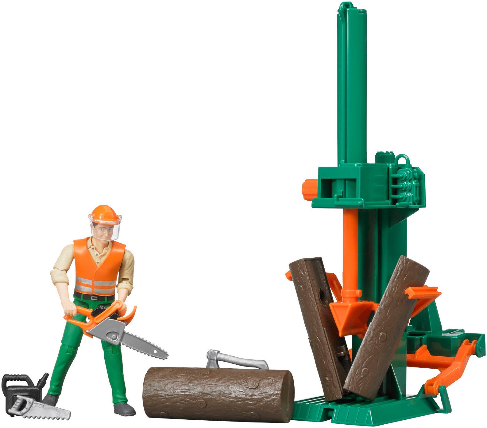 Bruder® Spielwelt bworld, Forstwirtschaftset (62650), Made in Europe