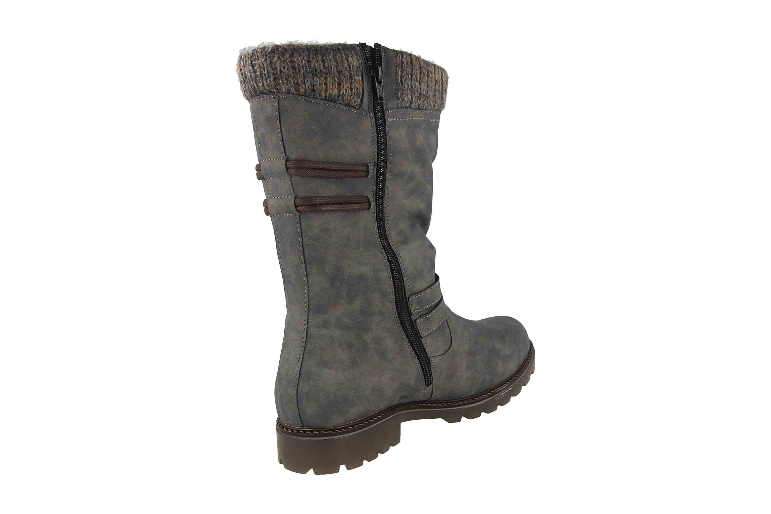 Remonte D8478-45 Stiefel 45 smoke/graphit 