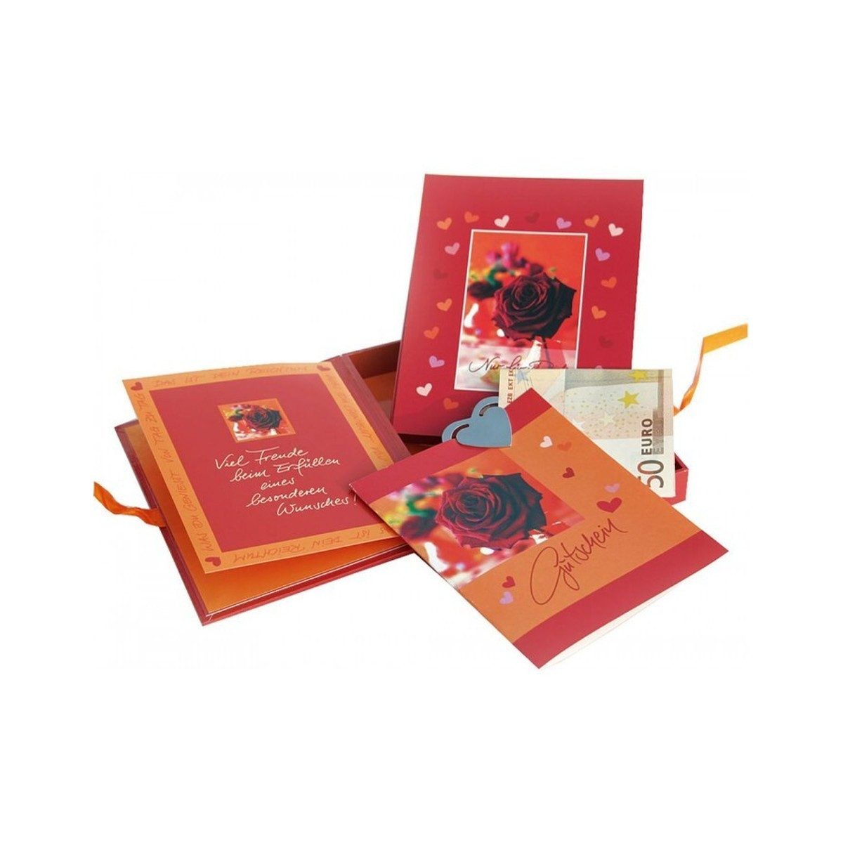 Goldbuch Geschenkbox Geschenkbox Schatzkästchen Für Dich rot