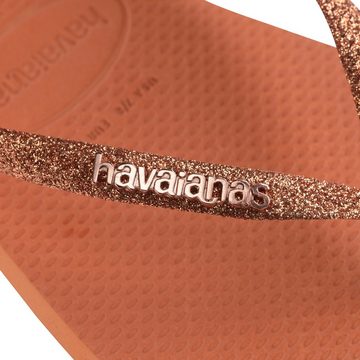 Havaianas SQUARE GLITTER Zehentrenner, Sommerschuh, Schlappen, Poolsildes mit Glitter