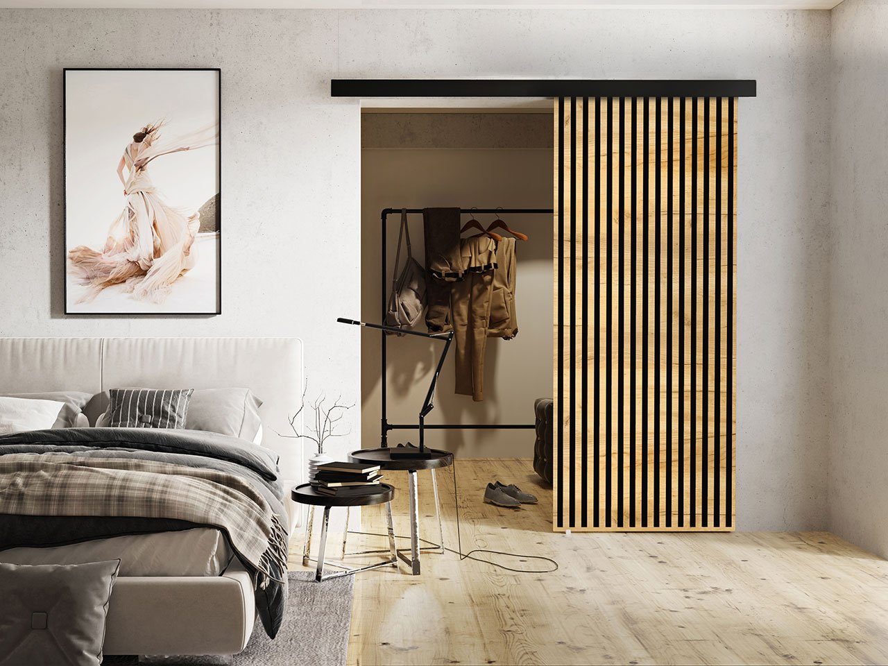 MIRJAN24 Schiebetür Belmo 80 (universell Links / Rechts), Metallkugellagers günstig online kaufen