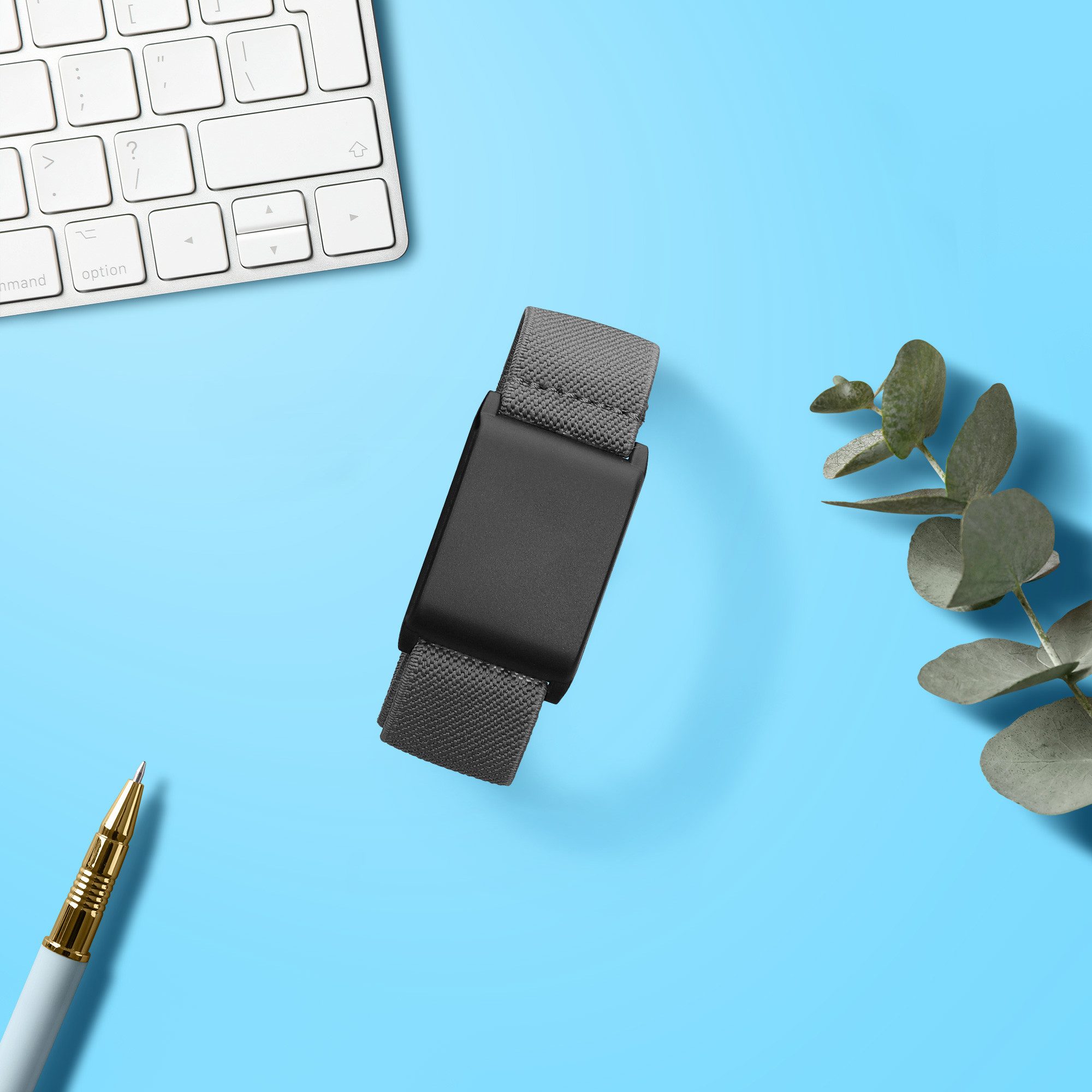 kwmobile Armband für Whoop 5.0 / Whoop 4.0 / 3.0 Smartwatch, 1-tlg., Nylon Fitnesstracker Sportarmband Band - Innenmaße von 14 - 22 cm
