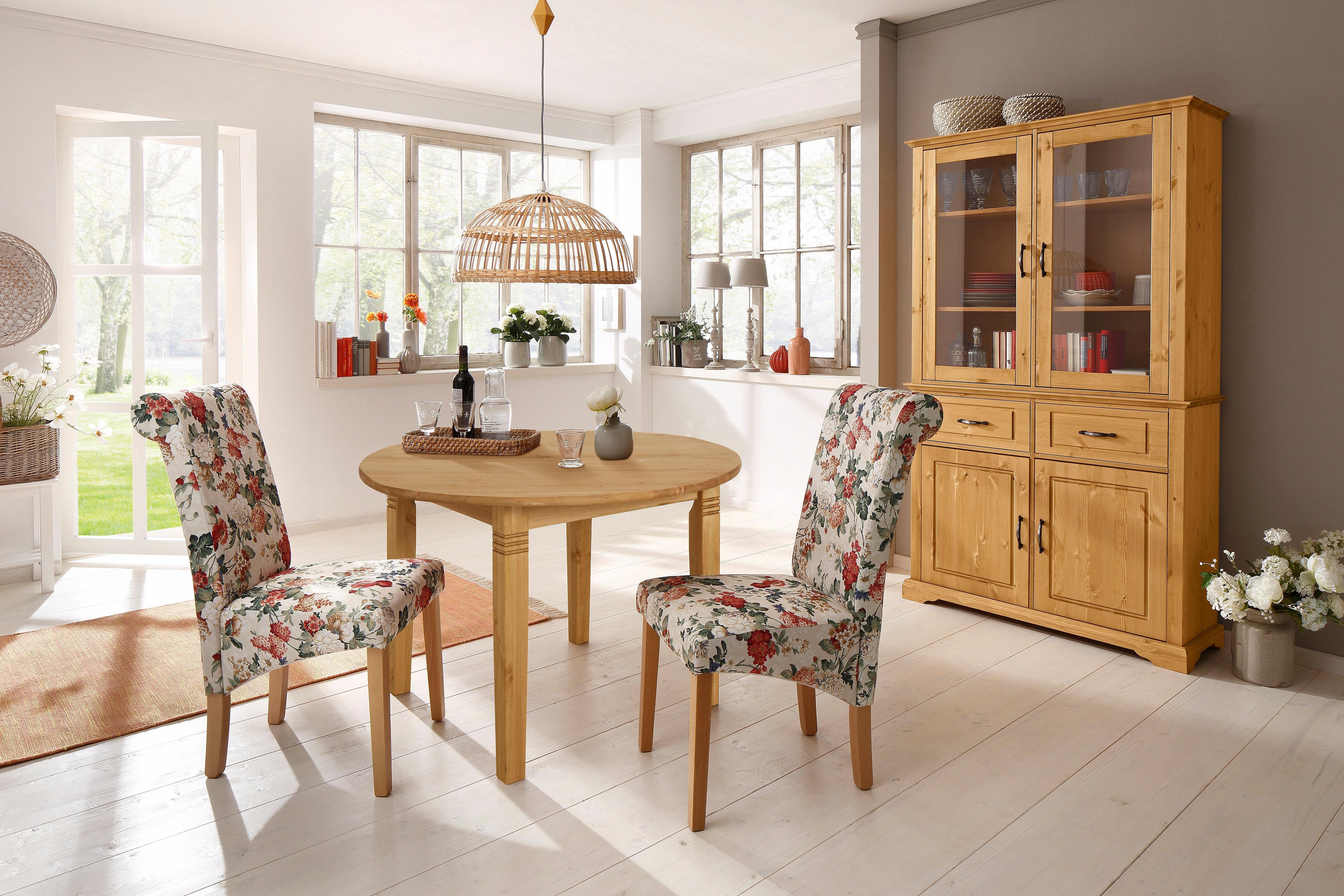 OTTO home Esstisch Danuta, aus massiver Kiefer, runde Ausführung