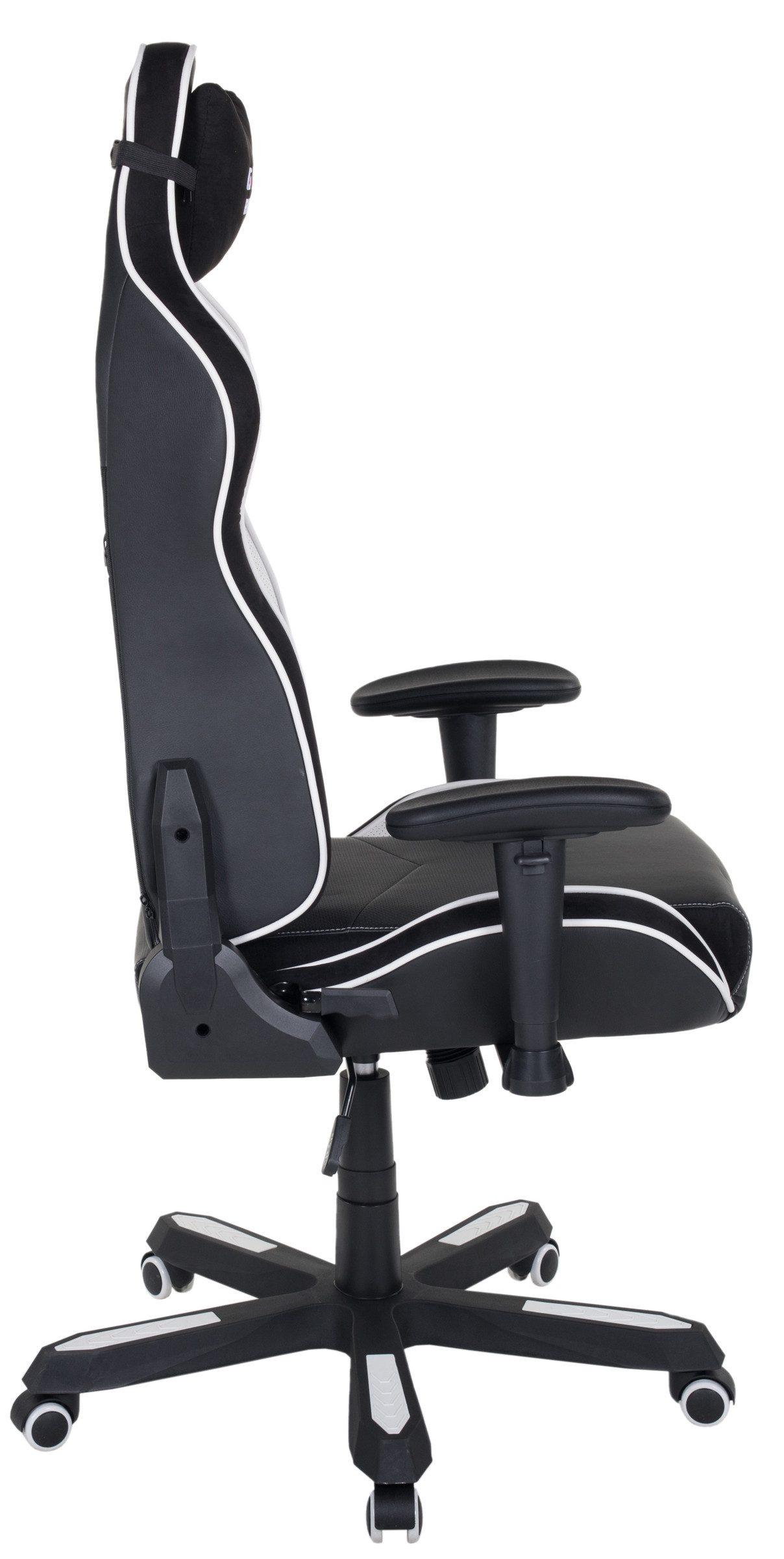 Duo Collection Gaming-Stuhl Game-Rocker, 150kg belastbar, in schwarz / weiß - 72x128x72 (BxHxT)