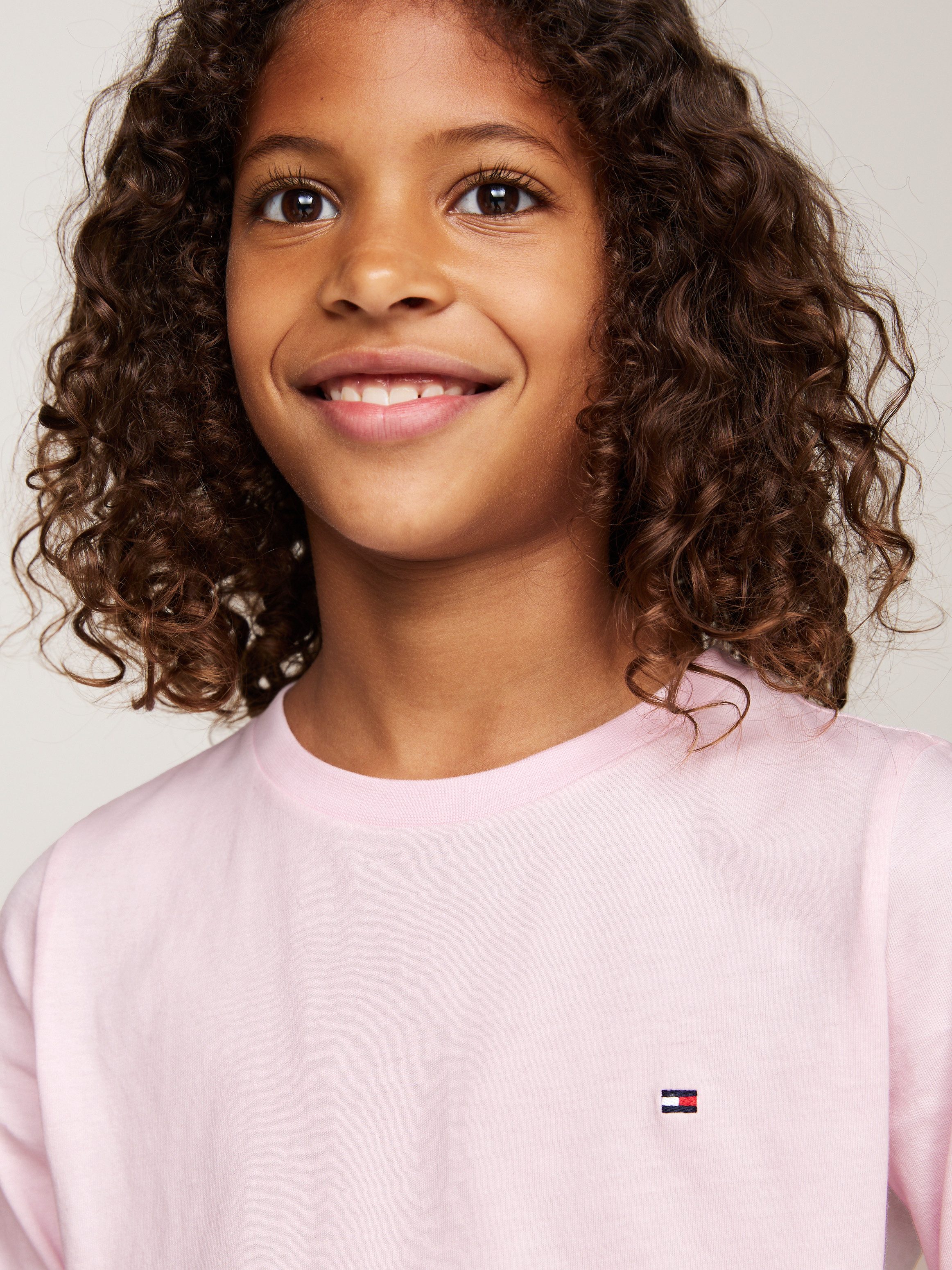 Tommy Hilfiger Underwear T-Shirt 2PK LS TEE (Packung, 2-tlg., 2er) mit Logostickerei – Bild 4 von 5