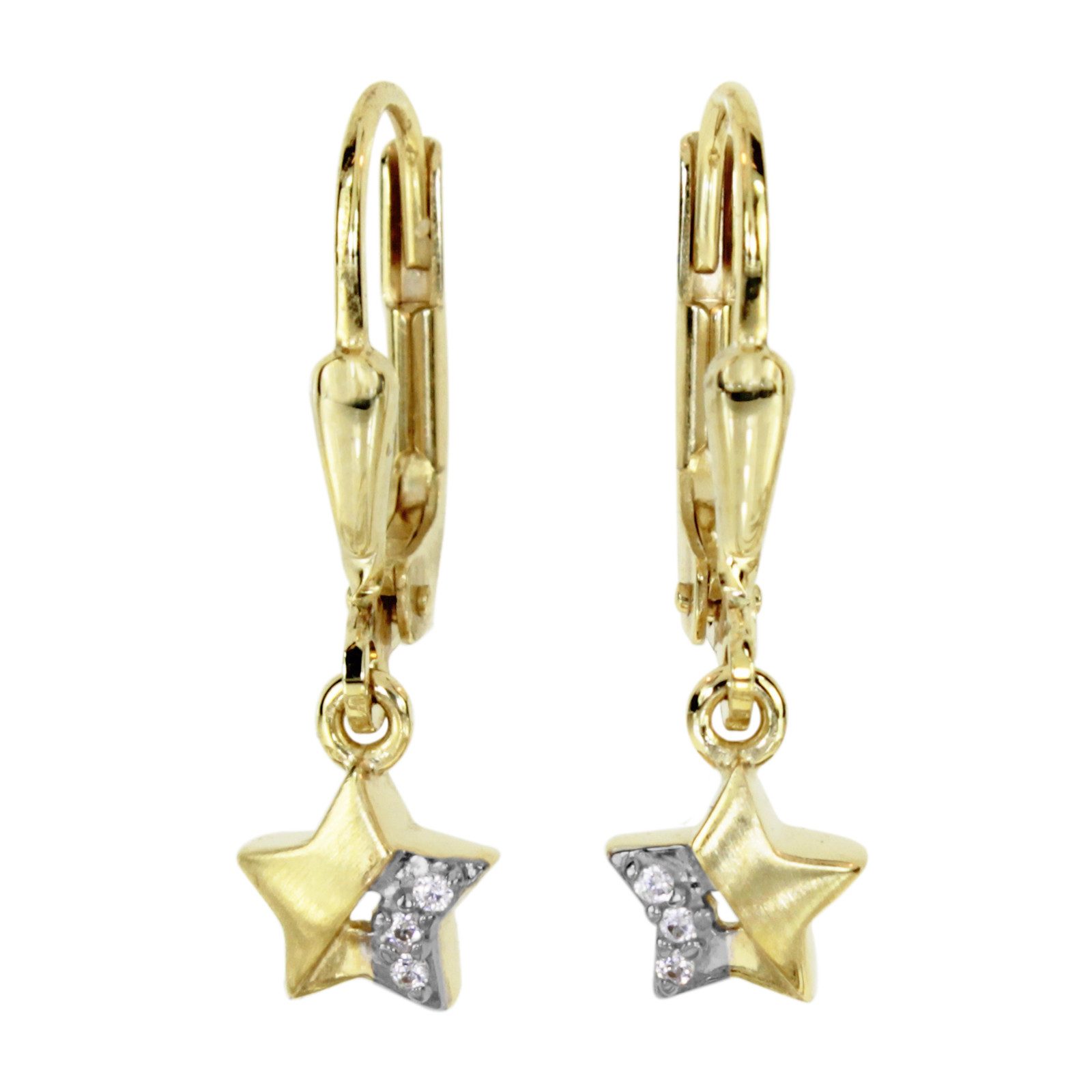 OSTSEE-SCHMUCK Paar Ohrhänger Ostsee-Schmuck Ohrhänger Stern Ohrhänger Ster günstig online kaufen