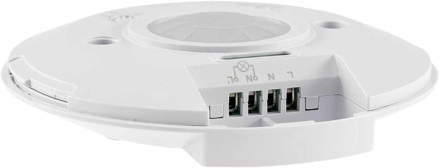 ChiliTec Bewegungsmelder Infrarot Feinjustierung 360° ab 1W LED geeignet Zeit einstellbar Weiß, (1-St)