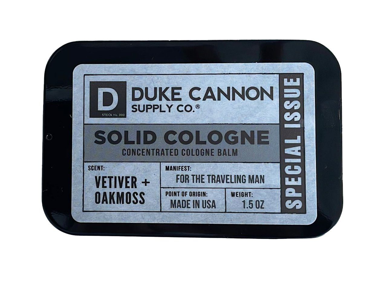 Duke Cannon Eau de Parfum mit Cologne- nach Parfum Duft Echtes 1-tlg., und Solid Eichenmoss, festes Sandelholz dem