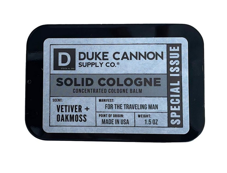 Duke Cannon Eau de Parfum Echtes Solid Cologne- mit dem Duft nach  Sandelholz und Eichenmoss, 1-tlg., festes Parfum