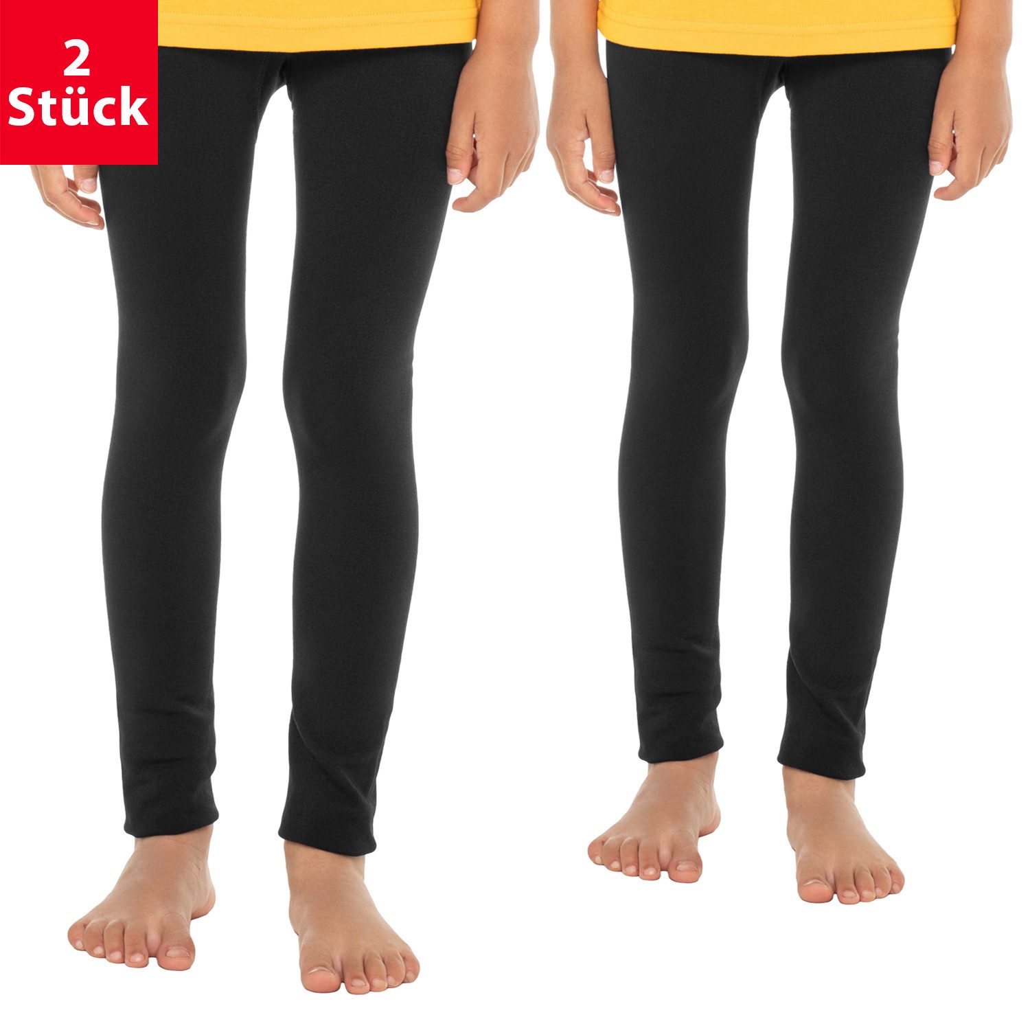 celodoro Funktionsleggings Kinder Thermo Leggings (1er oder 2er) mit Innenfleece