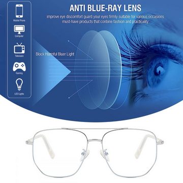 Truyuety Brille Modische Anti-Blaulicht-Brille für Männer und Frauen