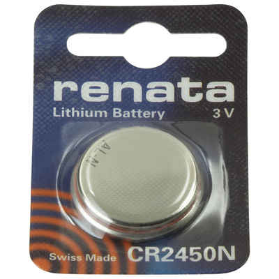 Renata Lithium-Knopfzelle CR2450N, 3V, 550 mAh Knopfzelle