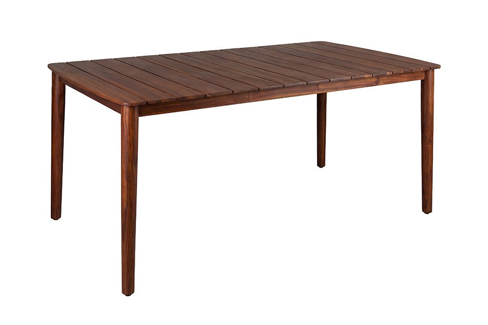 riess-ambiente Gartentisch KOPENHAGEN 160cm braun – Akazie, Massivholz, wetterfest, Bootsform (Einzelartikel, 1-St), massiver Tisch aus Holz in Bootsform – ideal für den Außenbereich