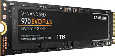 Samsung 970 EVO Plus NVMe™ M.2 1 TB interne SSD (1 TB) 3500 MB/S Lesegeschwindigkeit, 3300 MB/S Schreibgeschwindigkeit