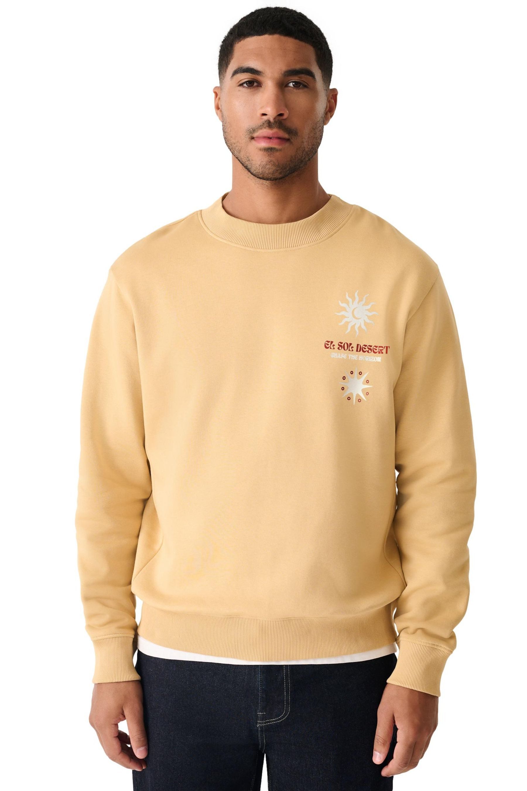 Next Sweater Grafik-Kapuzensweatshirt (1-tlg) günstig online kaufen