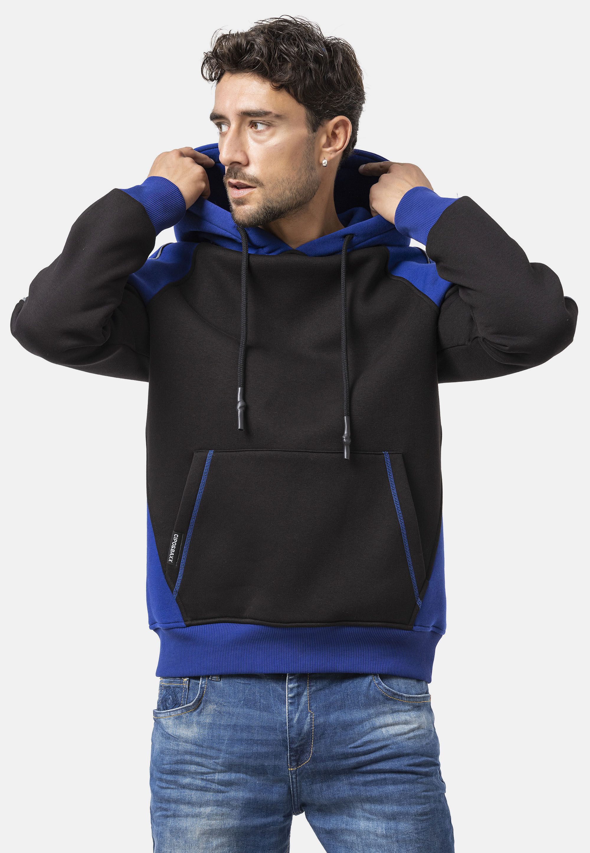 Cipo & Baxx Sweatshirt CL591 (1-tlg) mit Kapuze