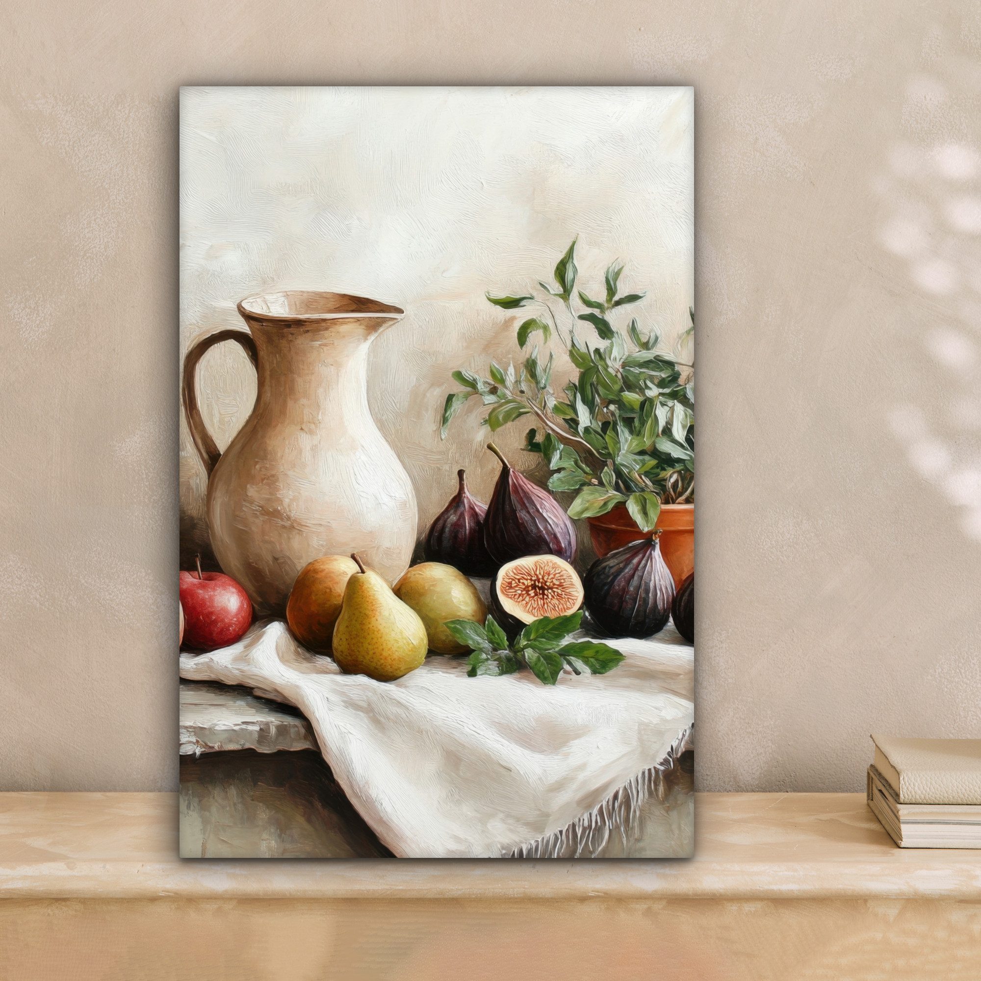 OneMillionCanvasses® Leinwandbild Obst - Kräuter - Ländlich, Fotodruck (1 S günstig online kaufen