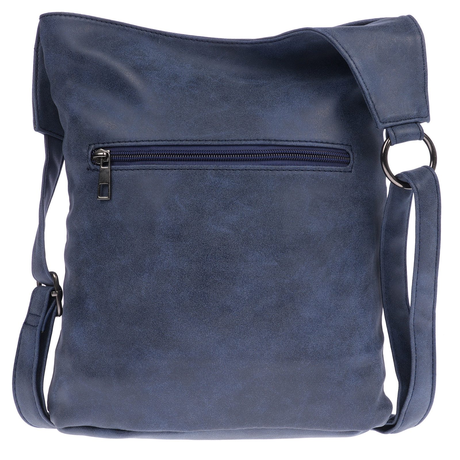 Christian Wippermann Umhängetasche Damen Tasche Umhängetasche Beuteltasche Hobo Handtasche, Crossover Leder Optik – Bild 5 von 5