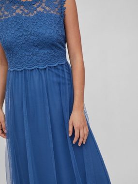 Vila Shirtkleid Langes Maxi Kleid Abschluss Ball Dress VILYNNEA (lang) 4840 in Blau