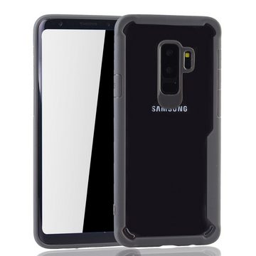 König Design Handyhülle Samsung Galaxy S9 Plus, Samsung Galaxy S9 Plus Handyhülle Backcover Grau