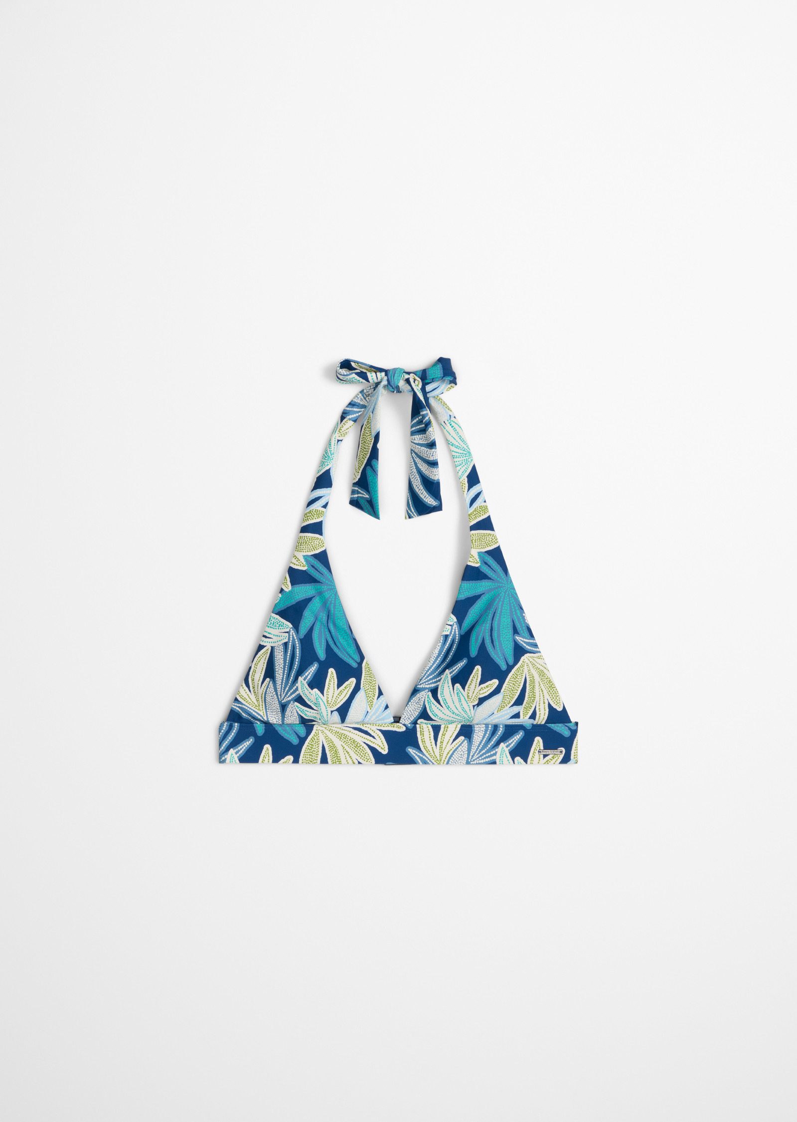 Marc O'Polo Bandeau-Bikini-Top Bohemian Leaf AOP günstig online kaufen