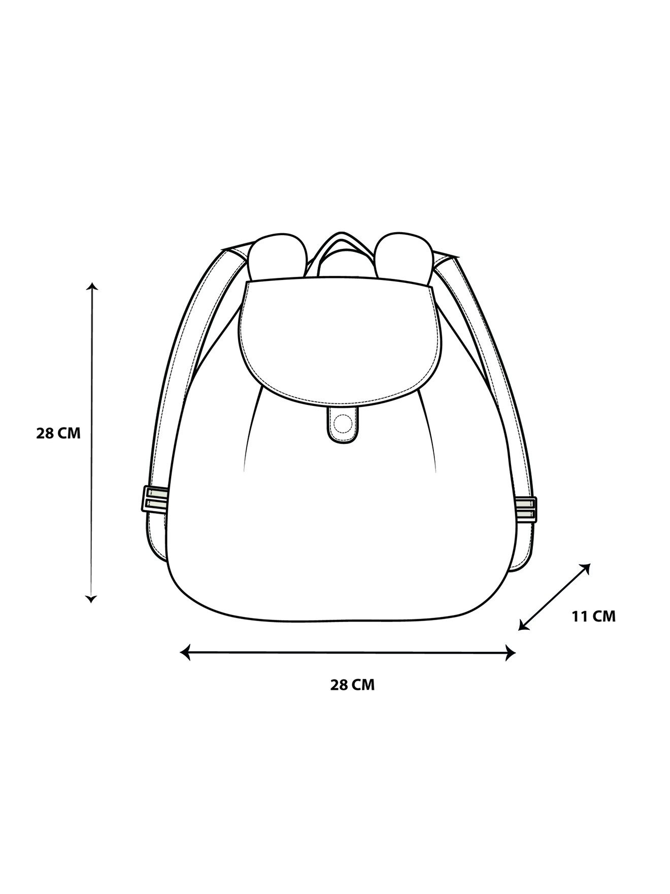 vertbaudet Rucksack Kinder Kita-Rucksack aus Musselin mit Ohren – Bild 5 von 5