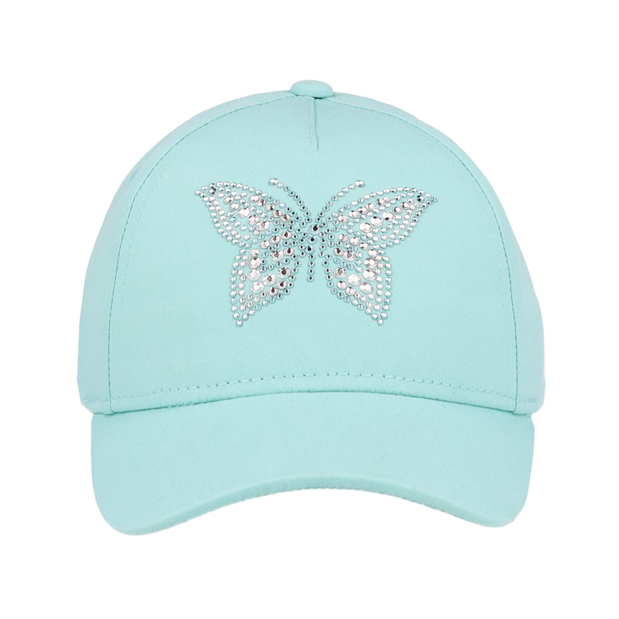 MAXIMO Baseball Cap MINI GIRL-Cap Schmetterling Studs, Klettverschluß (1-St)