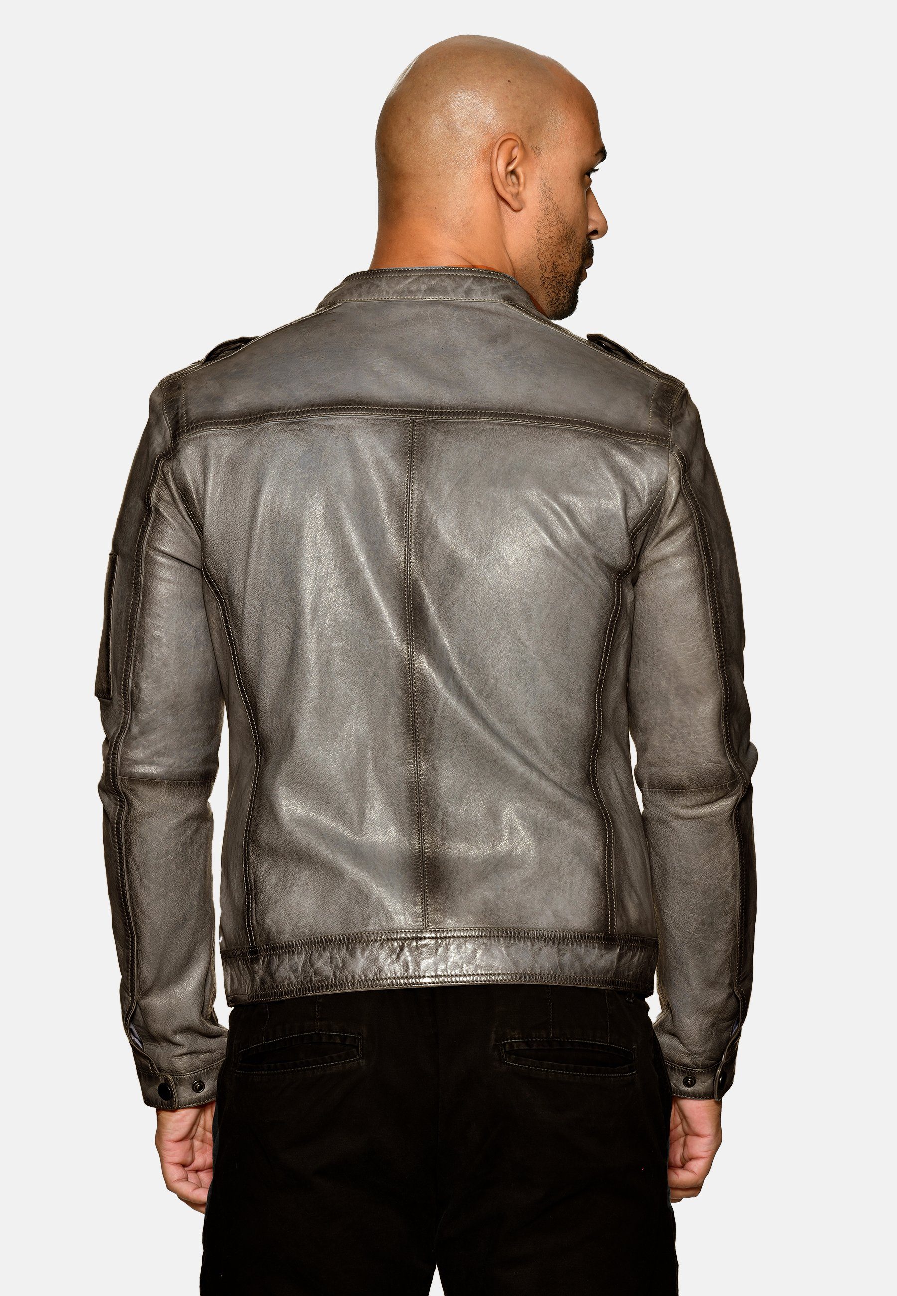 JCC grey Bikerjacke 31020347