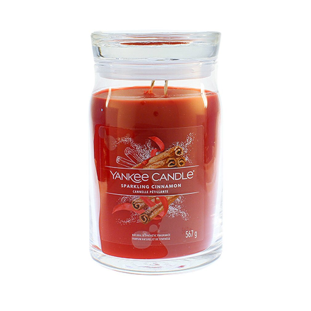 Yankee Candle Duftkerze Sparkling Cinnamon Signaturkerze 567 g günstig online kaufen