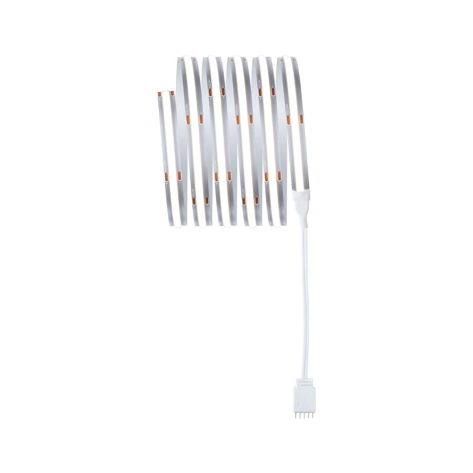 Paulmann LED-Streifen MaxLED 1000 Basis Set Daylight, 230/24V silber Kunststoff, 1-flammig, Full-Line COB 6500K
