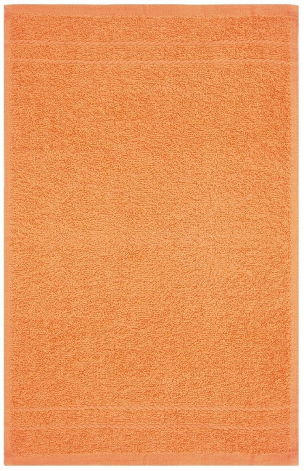 Dyckhoff Gästehandtuch Dyckhoff Gästetuch "Kristall" 30 x 50 cm, (1-St) Terra - Orange