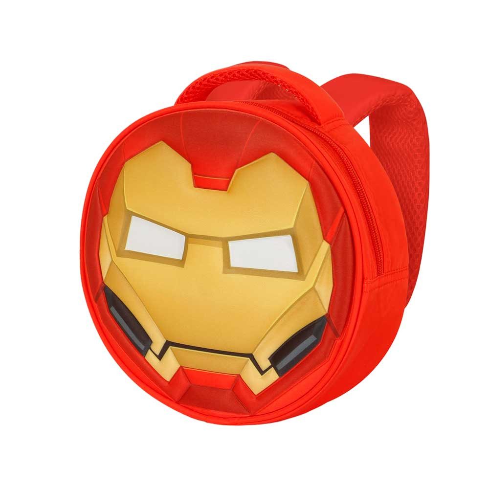 Karactermania Minirucksack Marvel Iron Man kleiner Rucksack Kindertasche Kinderrucksack, Gepolsterter Rücken