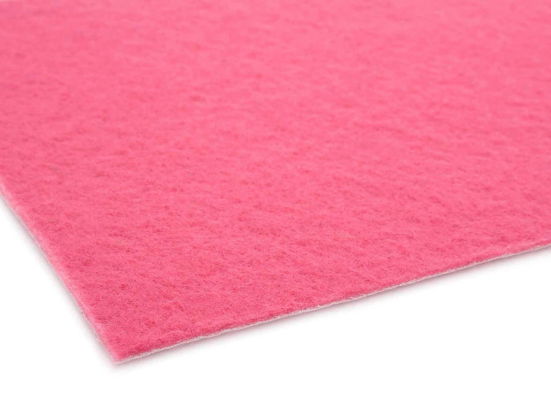 Breite cm, rechteckig, PODIUM, Uni-Farben rosa in Textil, Eventteppich Höhe: 2,6 mm, 100 Läufer Primaflor-Ideen robuster Nadelfilz,