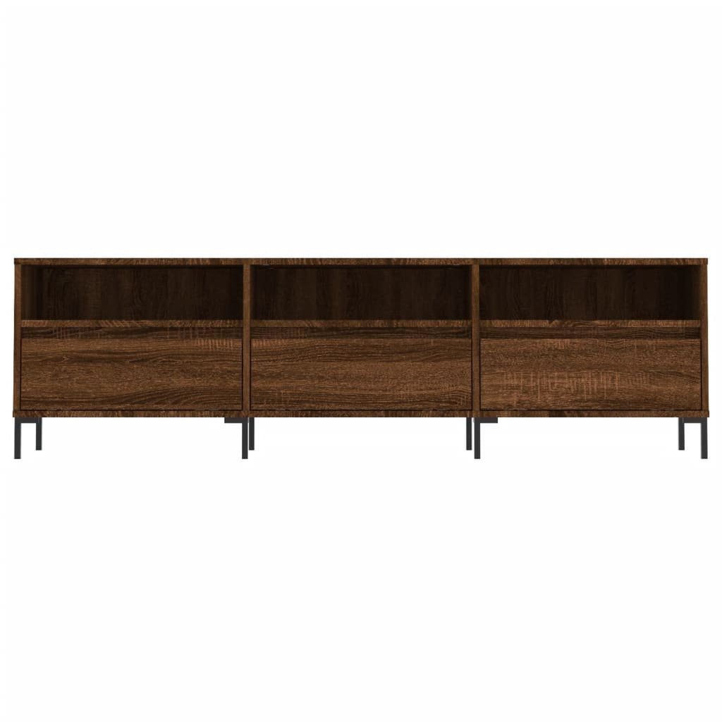 Eiche (1-St) Holzwerkstoff Eichen-Optik vidaXL Braune 150x30x44,5 cm TV-Schrank TV-Schrank Braun