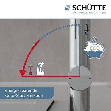 Schütte Spültischarmatur Stilo mit Geschirrbrause, ausziehbar, 360° schwenkbare Mischbatterie