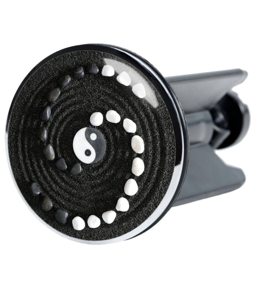 Sanilo Waschbeckenstöpsel Yin Yang 2, Ø 4.0 cm, hochwertig, universell, mit Motiv, 100% wasserdicht