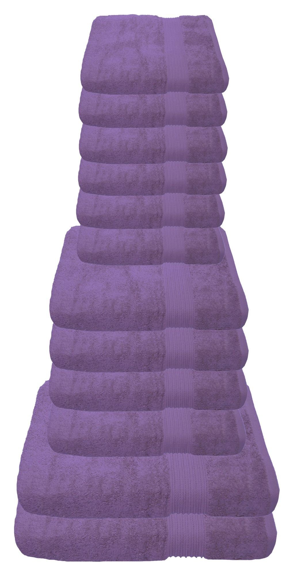 Julie Julsen Handtücher 12-Handtücher-Lavendel, Baumwolle (12-St) günstig online kaufen
