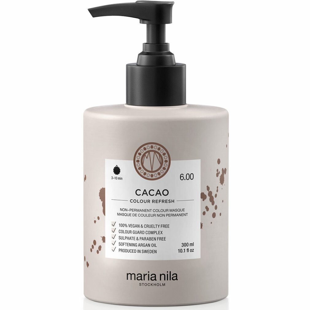 Maria Nila Haarkur Colour Refresh Non-Permanent Colour Mask 6.00 Cacao 300ml
