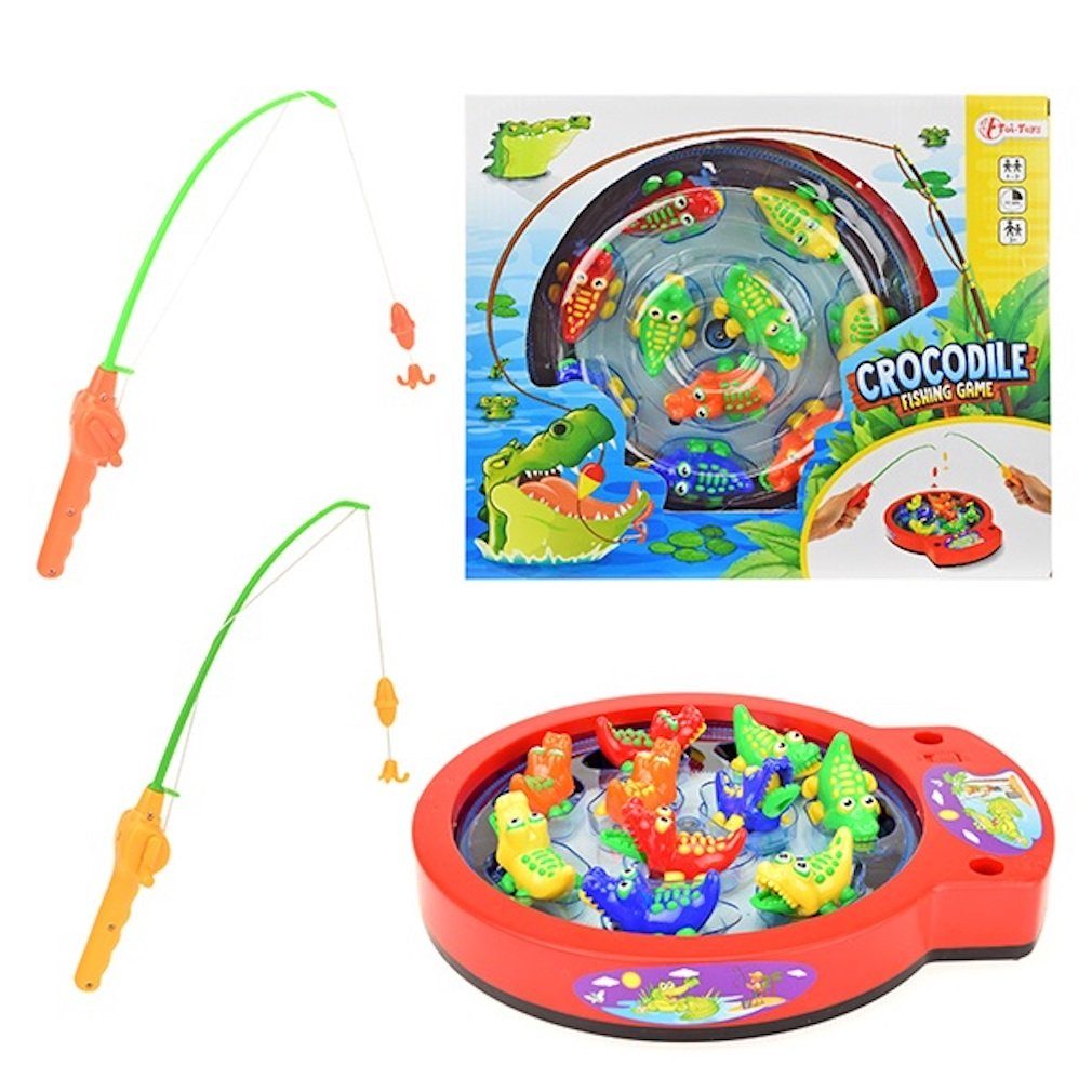 Spiel Krokodil Angel-Spiel 13 Teilig
