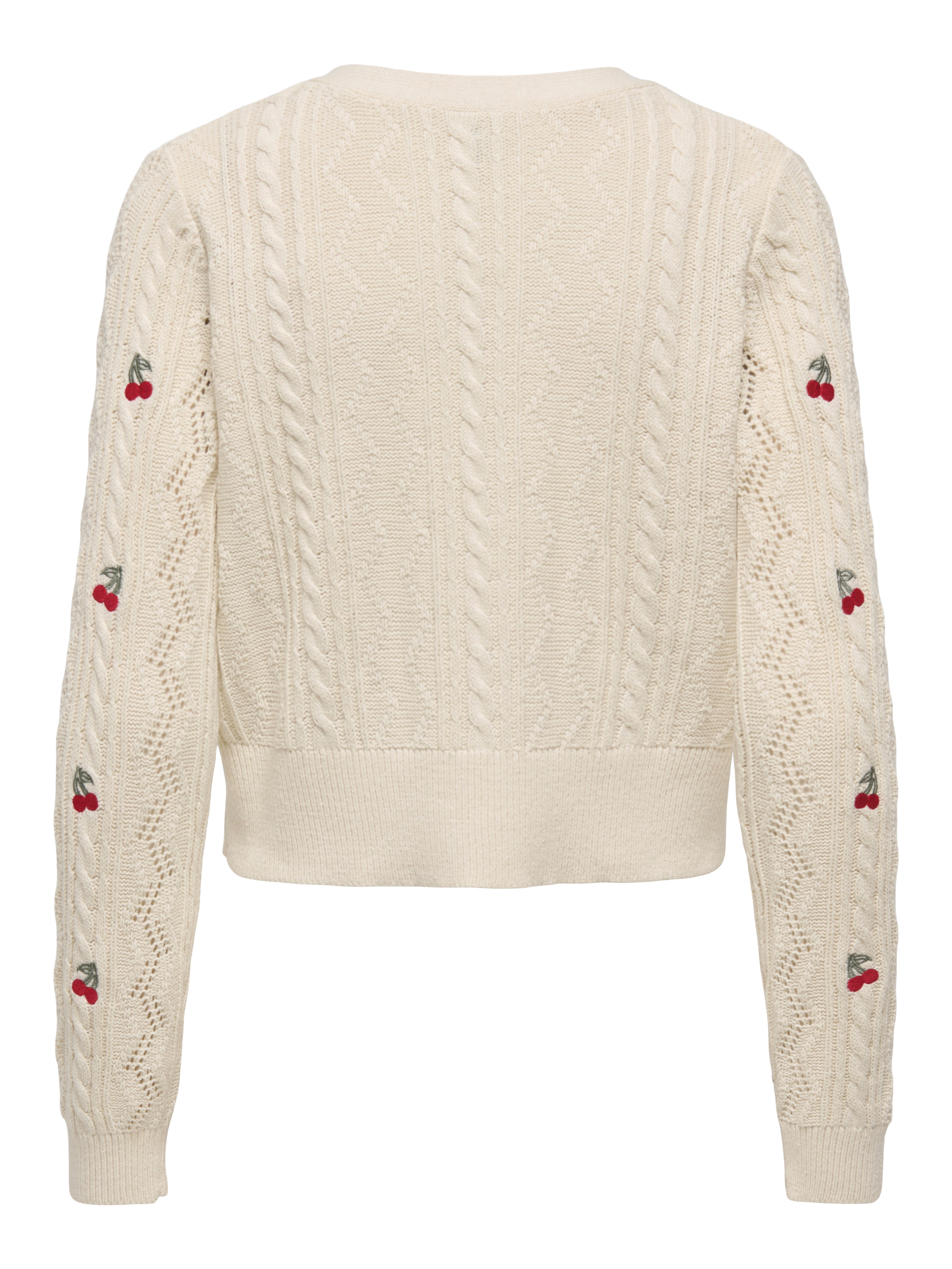 ONLY Strickjacke ONLBIRTIE LS EMB V-NECK CARDIGAN KNT mit Stickerei günstig online kaufen