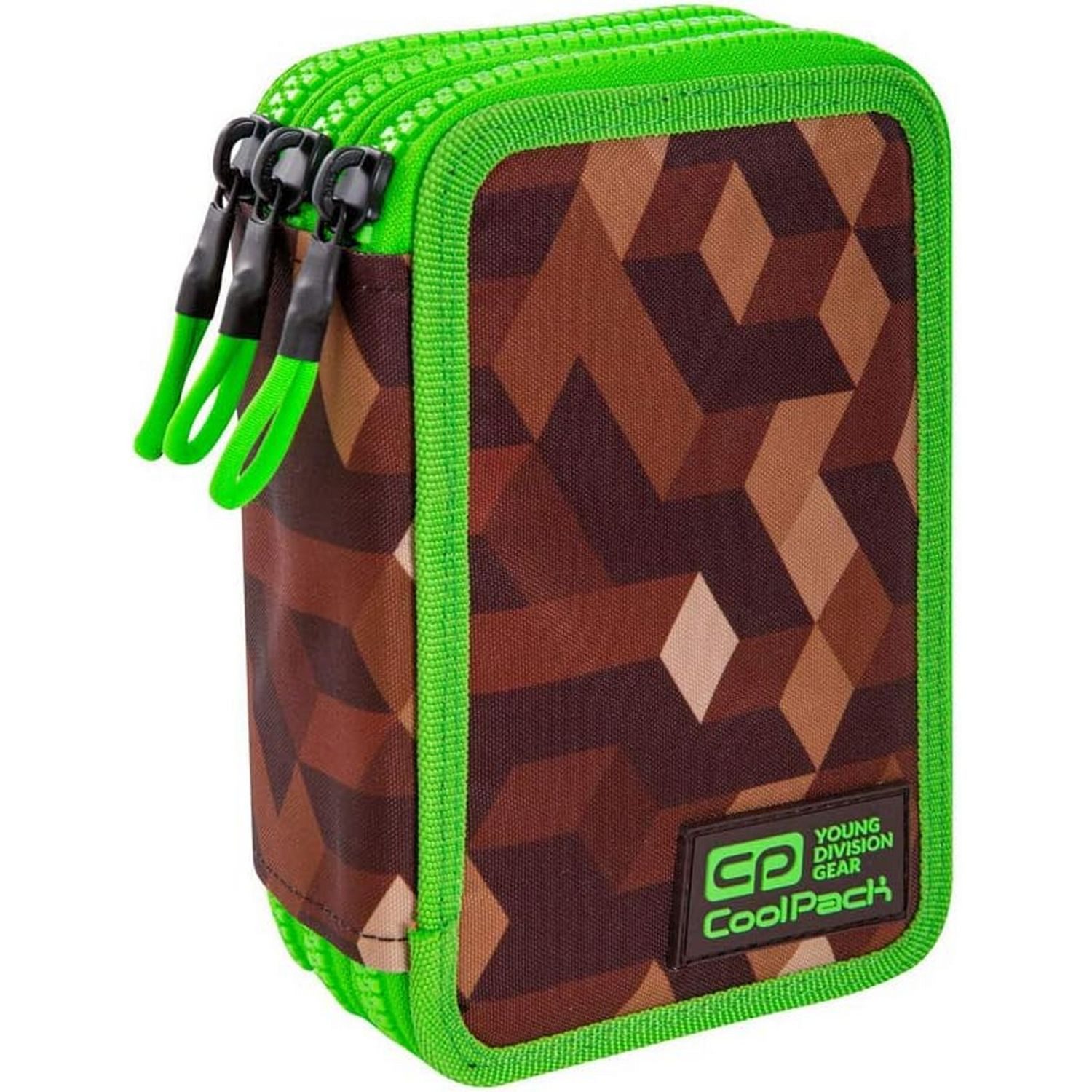 CoolPack Federmäppchen COOLPACK - JUMPER 3 - Dreifach-Federmäppchen mit Zubehör - CITY JUNGLE