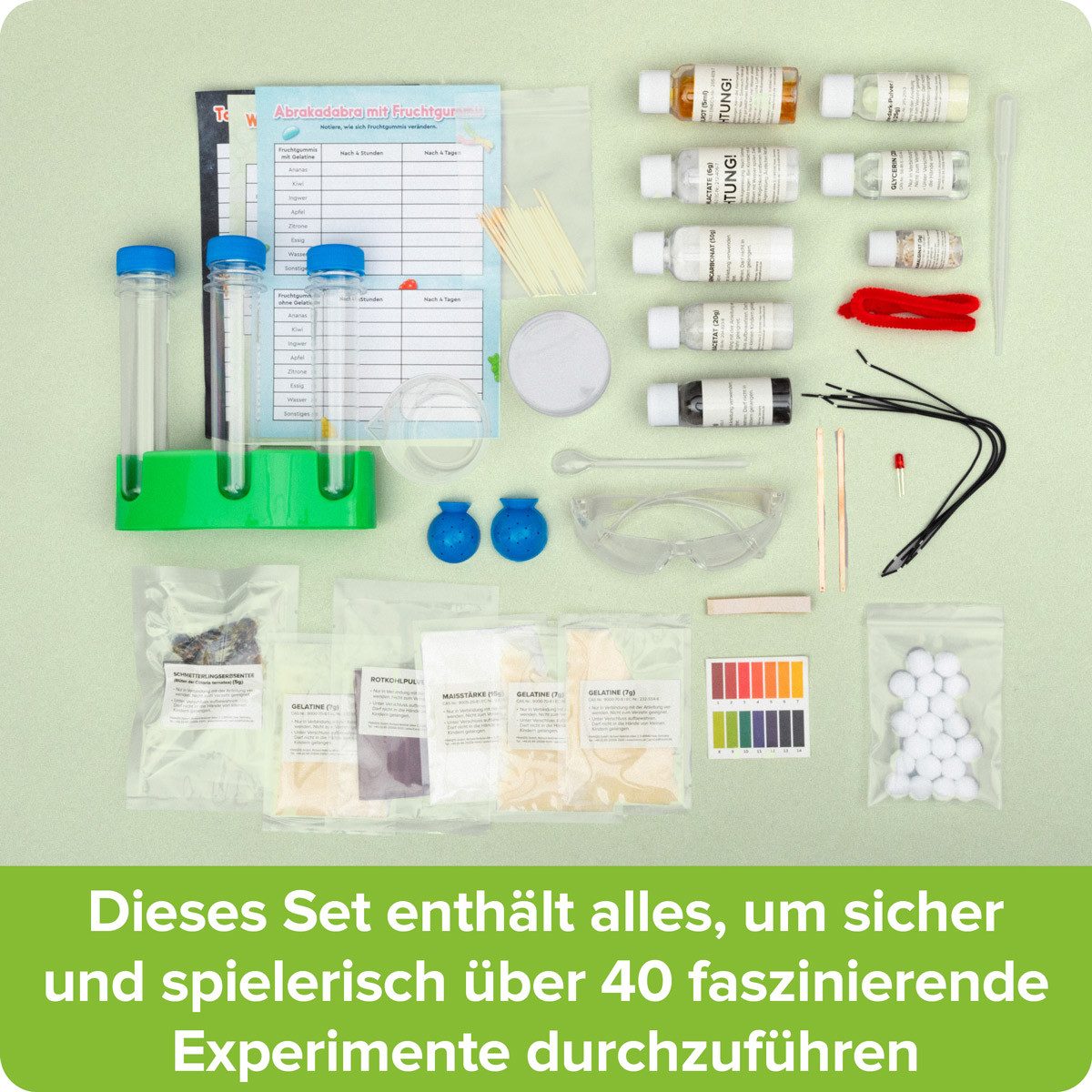 Franzis Modellbausatz GEOlino Chemie 2.0 Experimentierkasten für Kinder