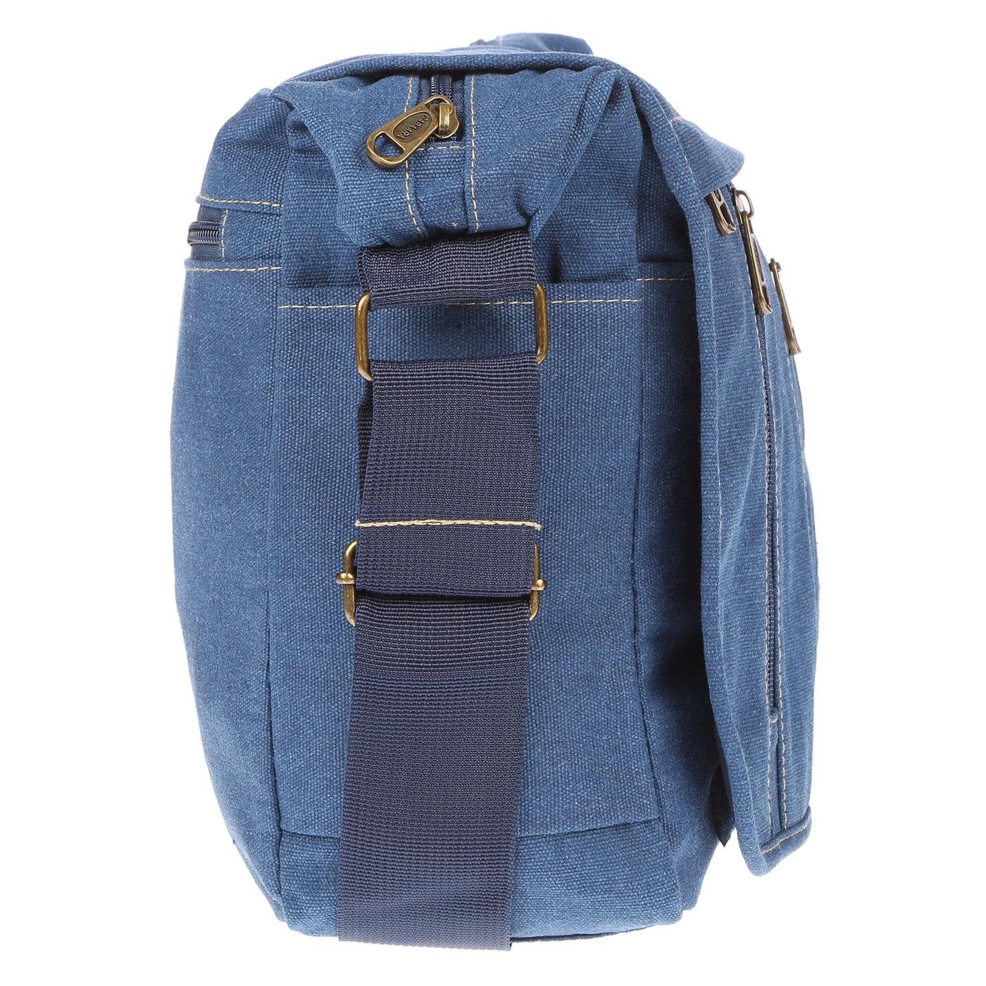 Christian Wippermann Businesstasche Große XL Herren Damen Tasche Umhängetasche Canvas Bag, Messenger