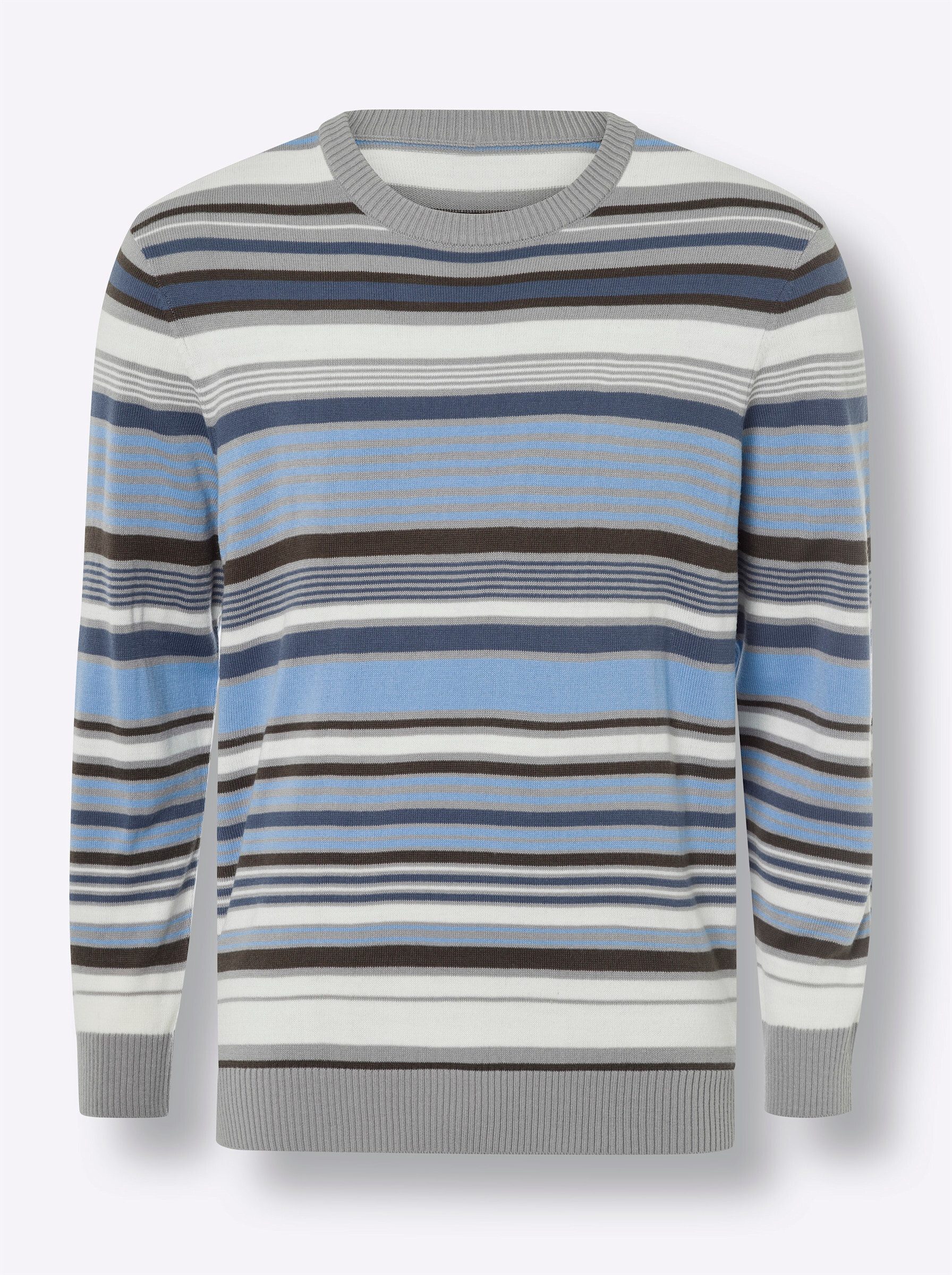 Sieh an! Strickpullover Rundhals-Pullover Langarm