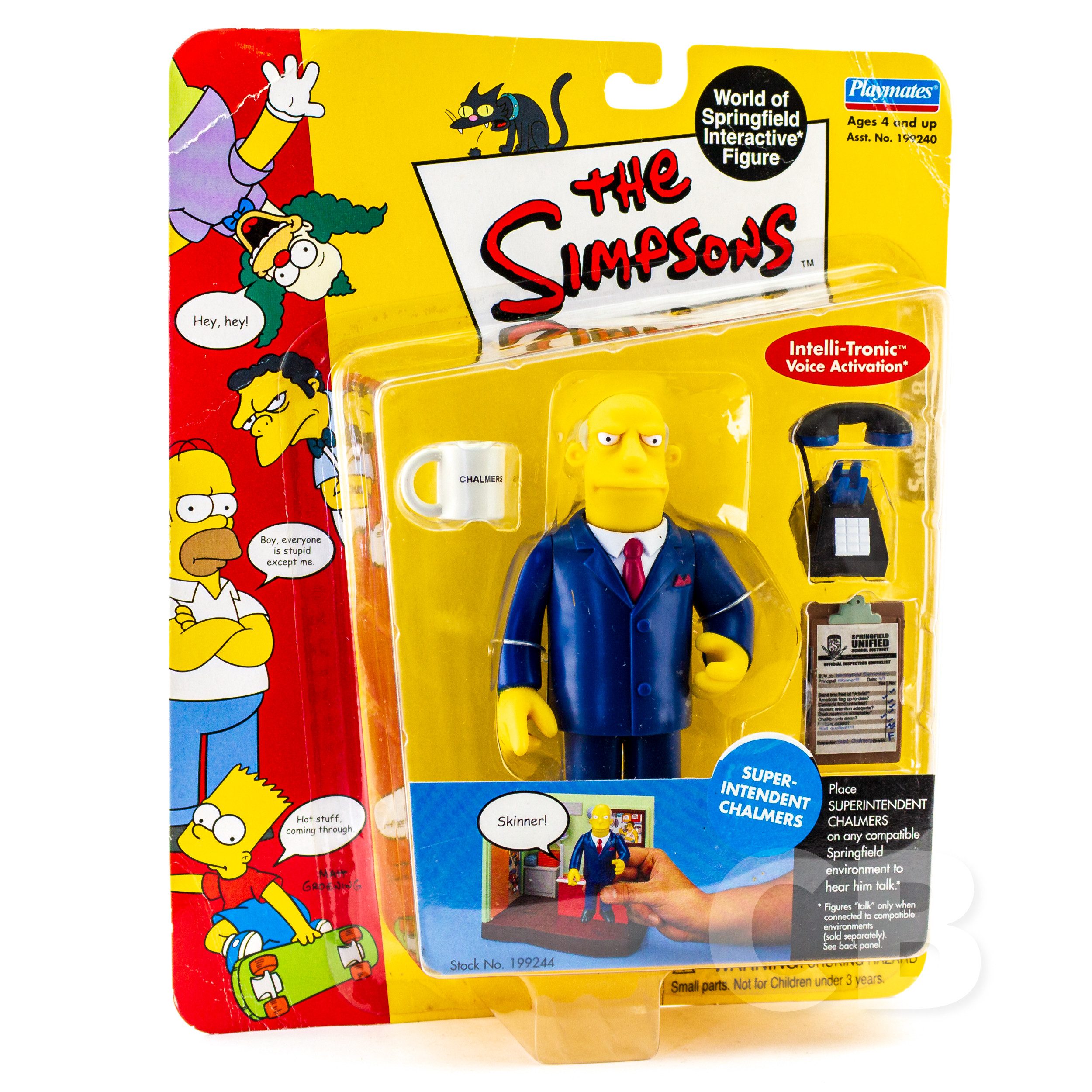 Playmates Toys Actionfigur World of Springfiel The Simpsons, Größe ca. 12 cm